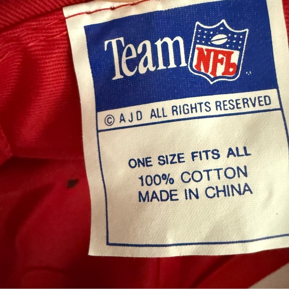 San Francisco 49ers Hat Snapback Baseball Cap Team NFL Red Stitched Football - Picture 8 of 8